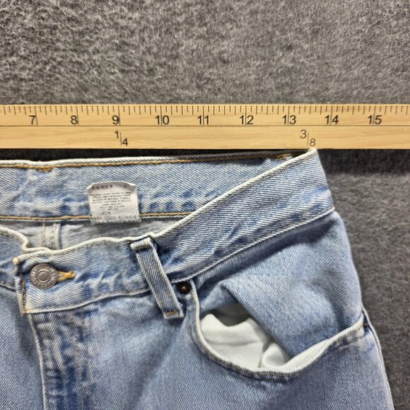 Vintage Levis 550 Jeans Womens 10 Light Wash Blue Relaxed Tapered High Rise 90s - Picture 6 of 9